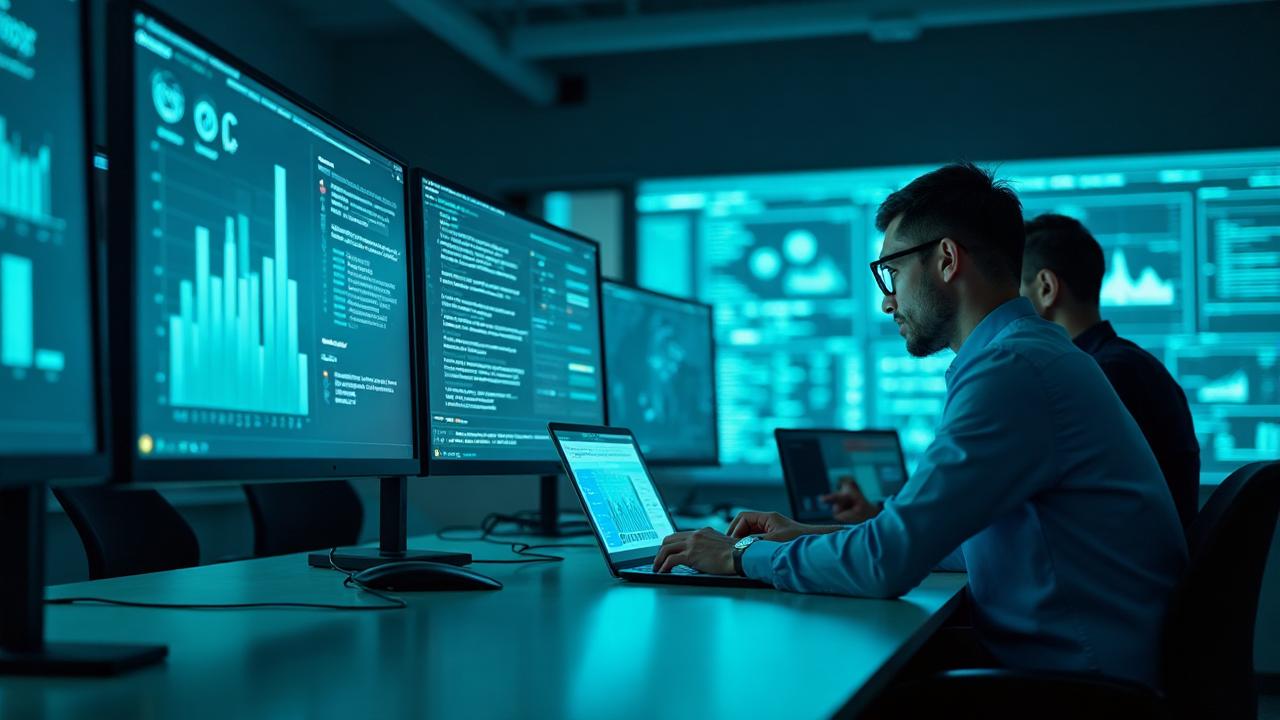 Digitale Arbeit im modernen Büro