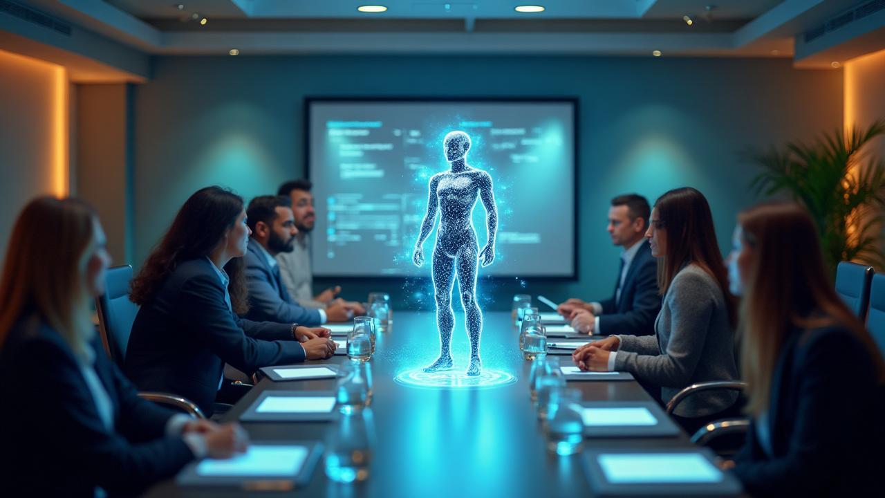 HR-Meeting mit KI-Avatar