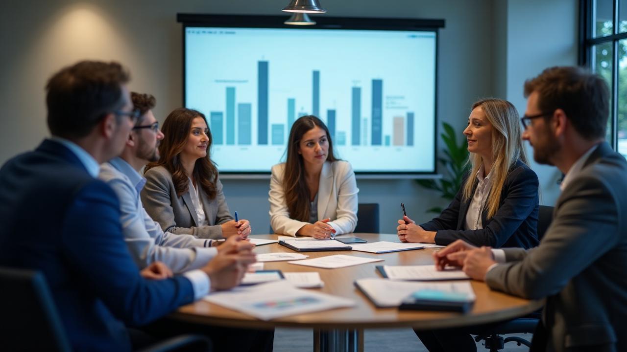 HR-Team bei strategischer Planung