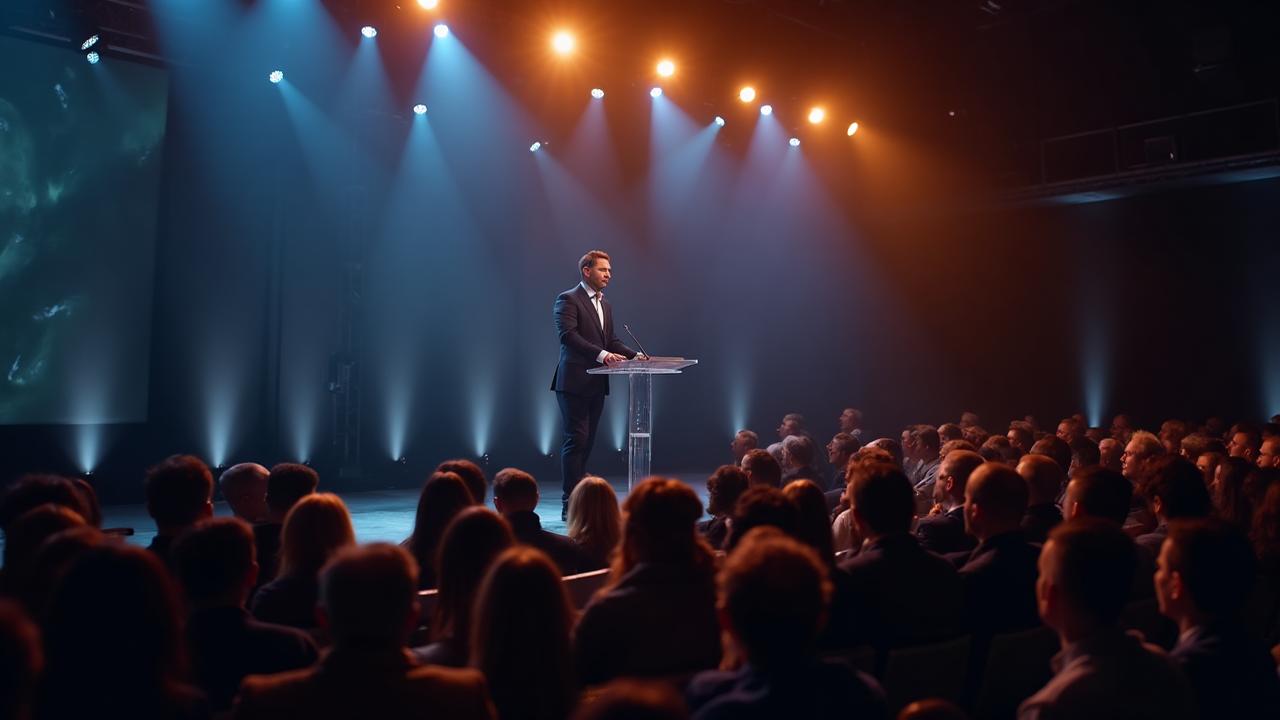 Business-Leader bei Keynote